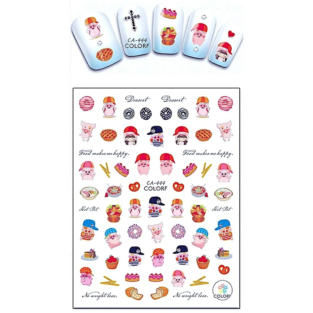 💌 BO/GO$6 Pig 🐷 Nail Stickers